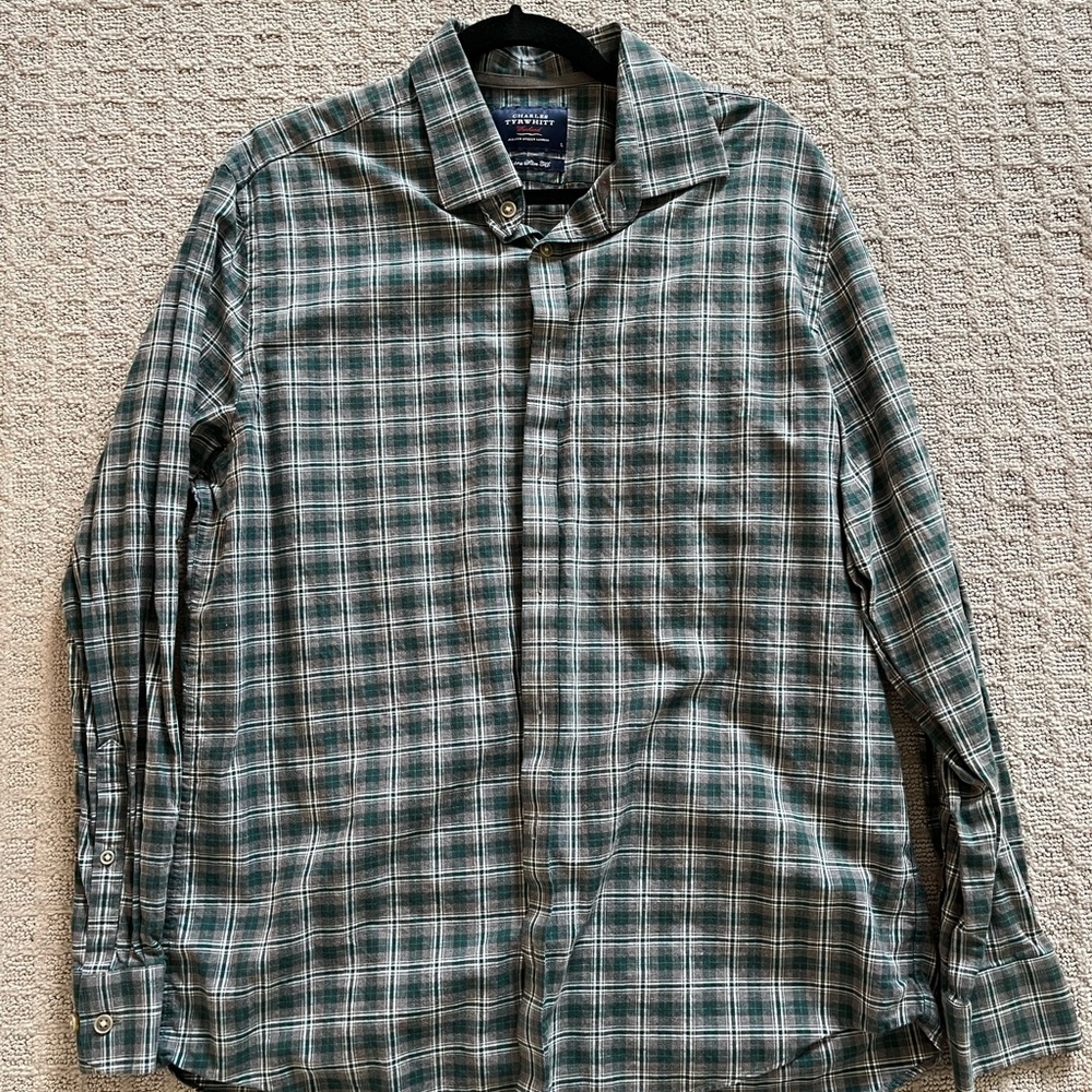 Charles Trywhitt Plaid Button up Slim fit